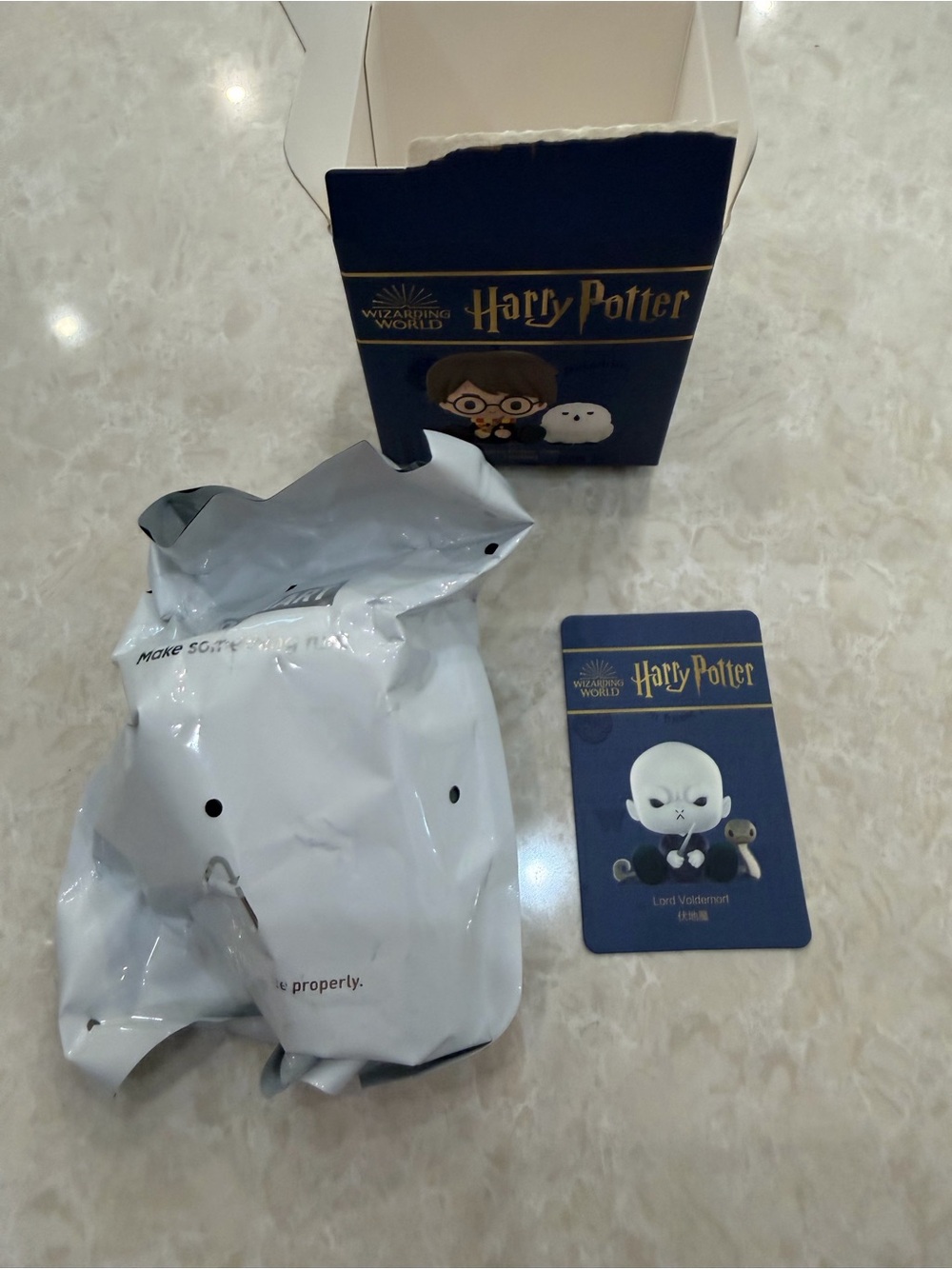 Harry Potter Lord Voldemort Collectible Figure – Navy Blue & White